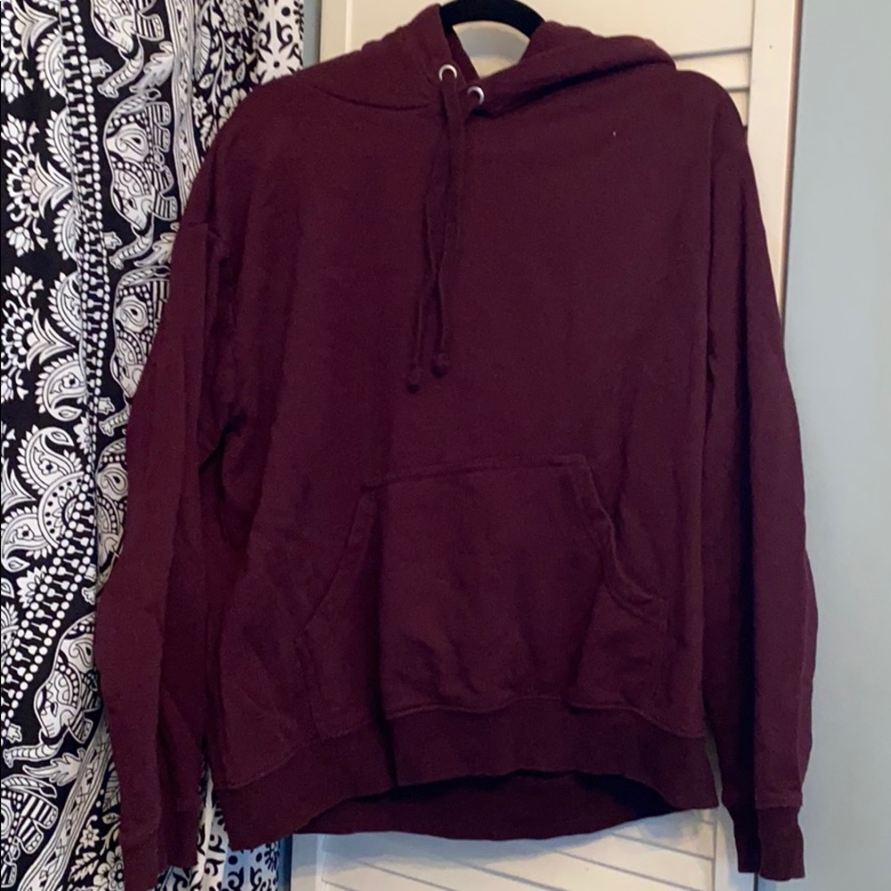 Maroon sweatshirt